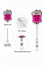 Load image into Gallery viewer, Nursing School Tears Badge Reel - BadgeSmith
