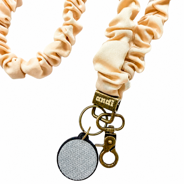 Oat Milk | Interchangeable Andi Lanyard - BadgeSmith