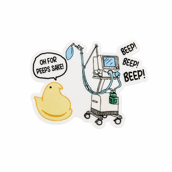 Oh For Peeps Sake | Plastic Add-On - BadgeSmith