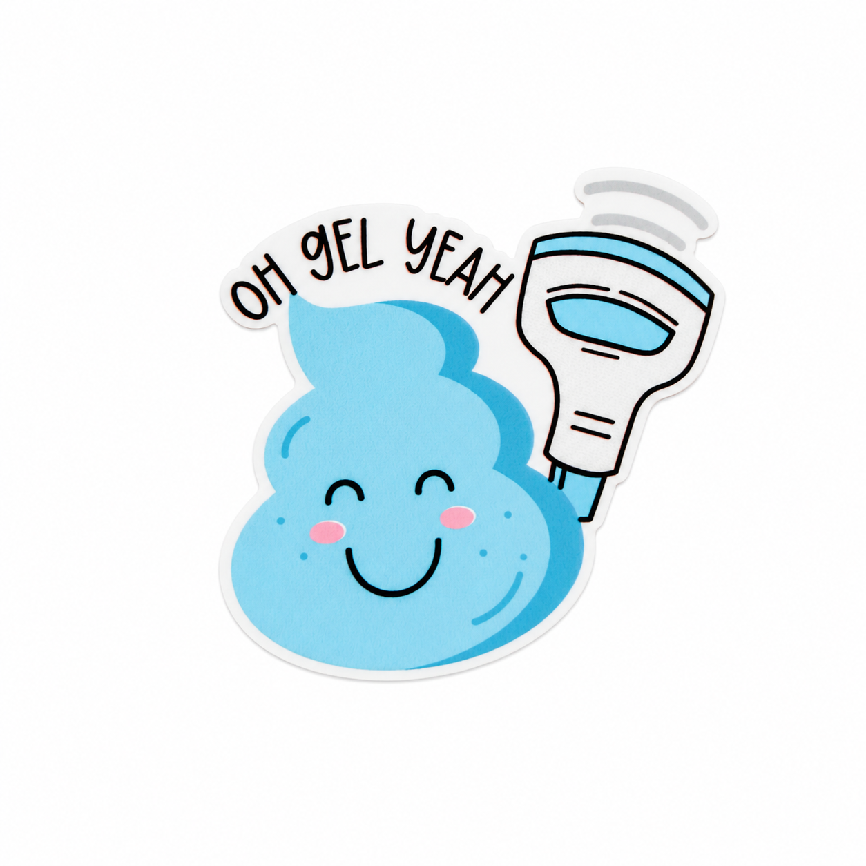 Oh Gel Yeah | Plastic Add-On - BadgeSmith