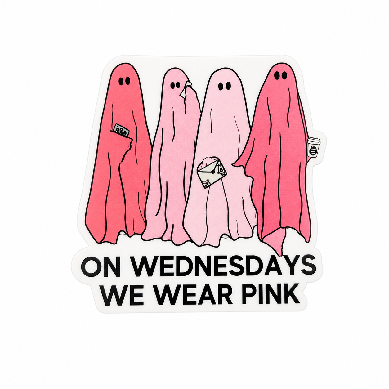 On Wednesdays We Wear Pink | Plastic Add-On - BadgeSmith