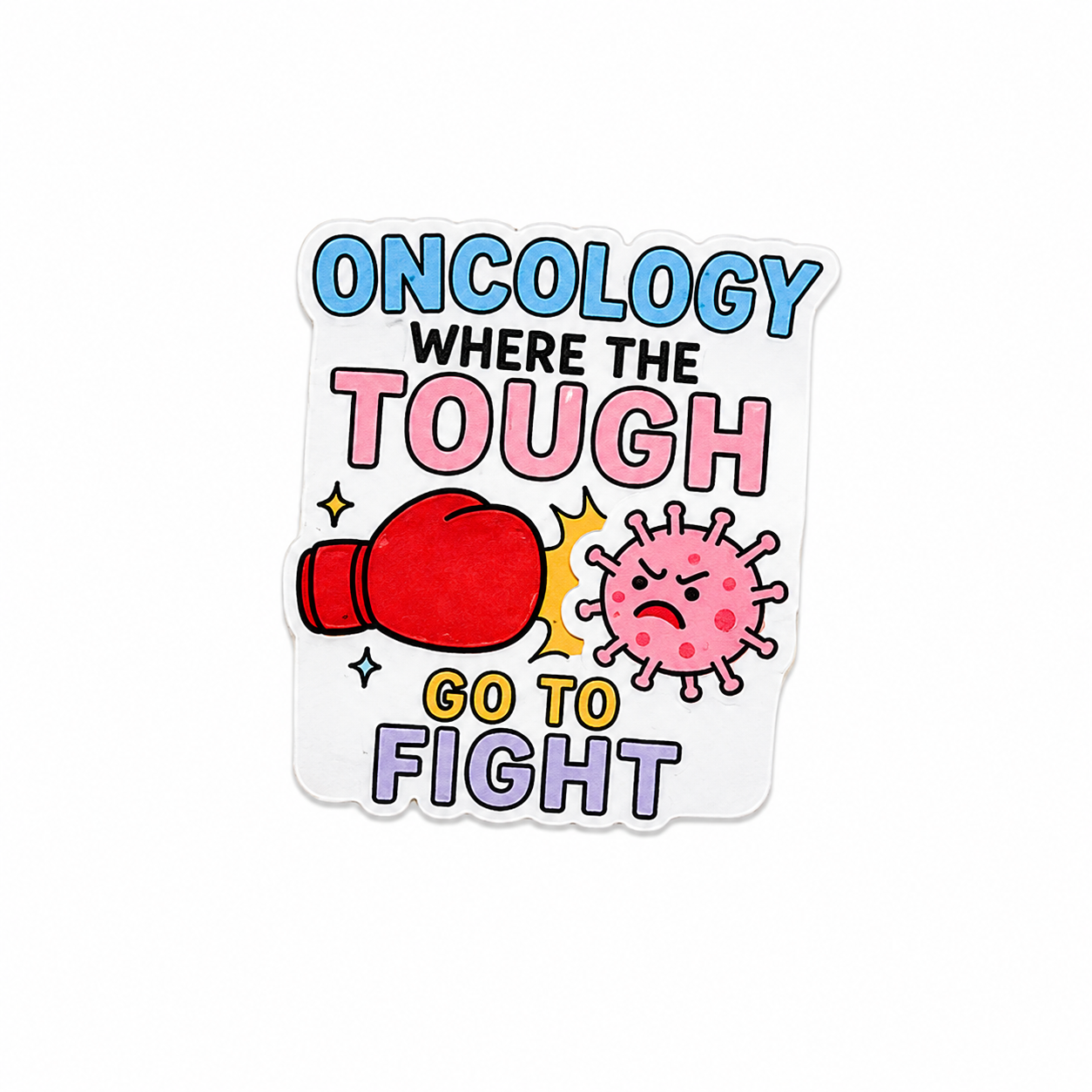 Where the Tough Go to Fight | Plastic Add-On - BadgeSmith