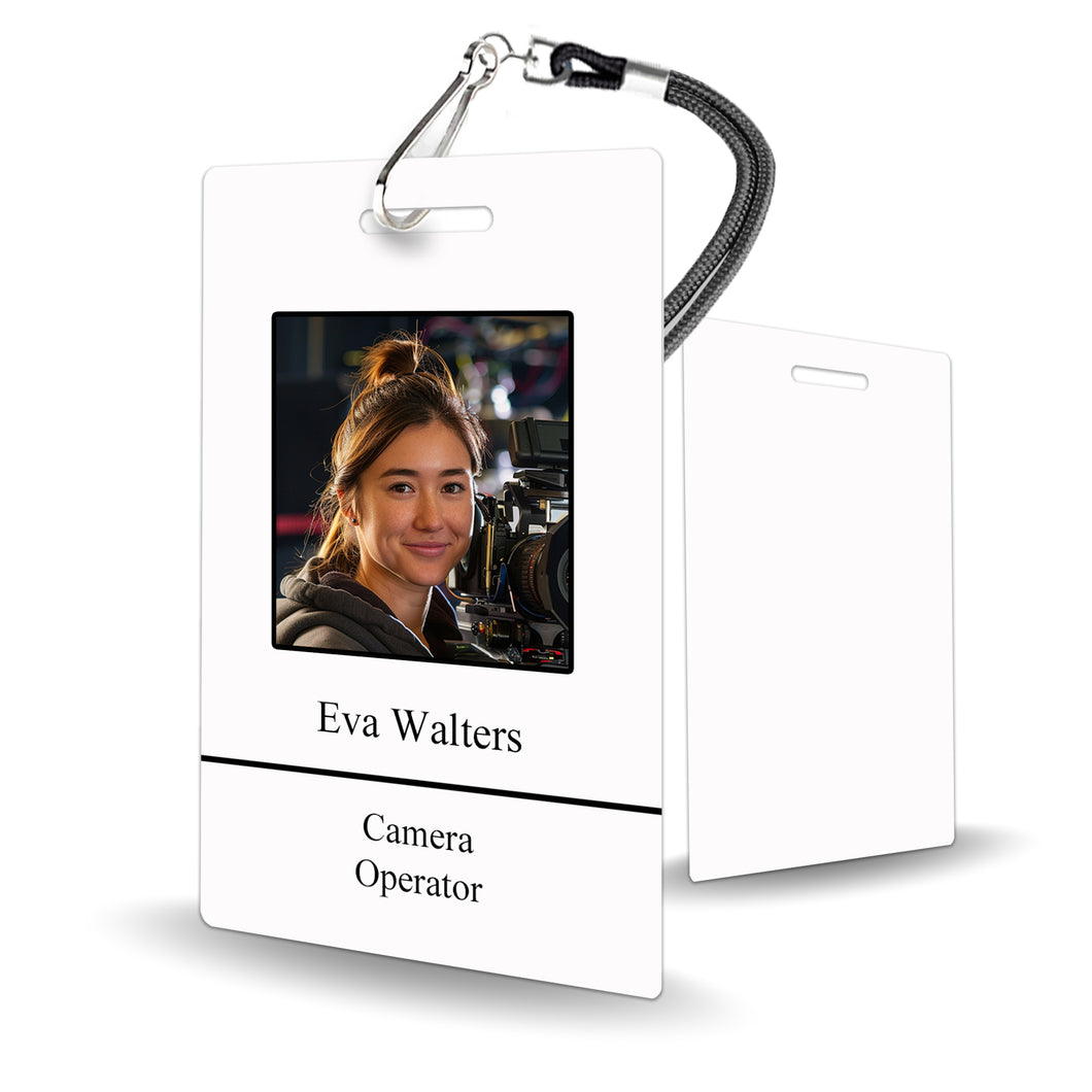 Content Production Staff Badge for Media and Broadcasting Custom - BadgeSmith