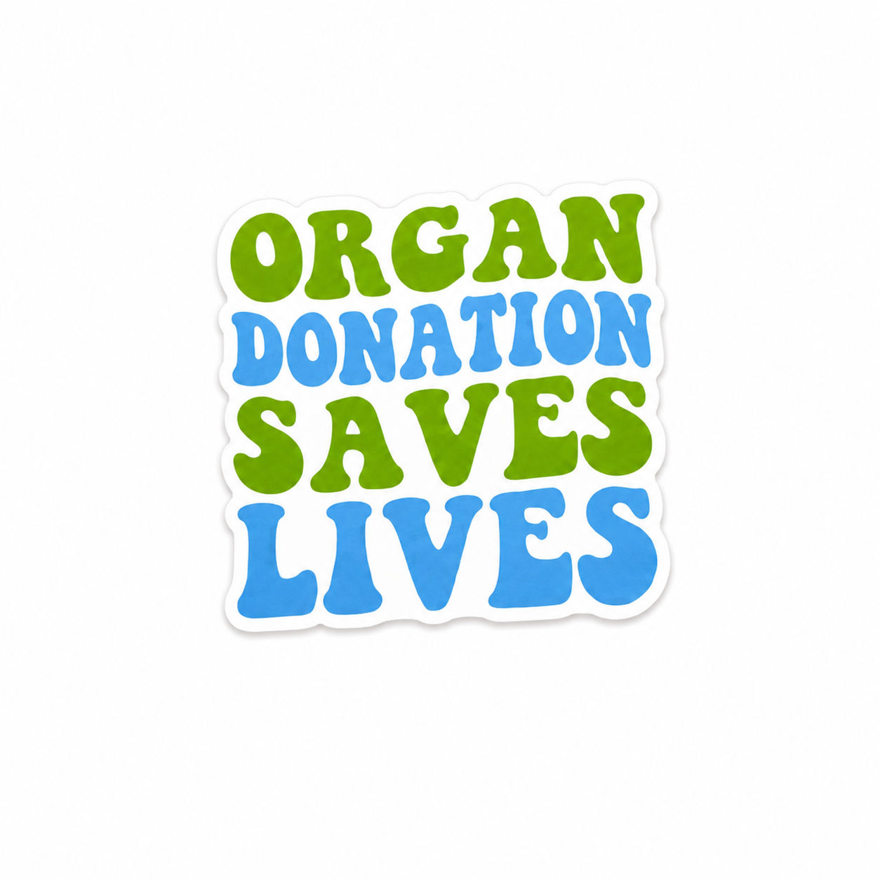 Organ Donation Saves Lives | Plastic Add-On - BadgeSmith