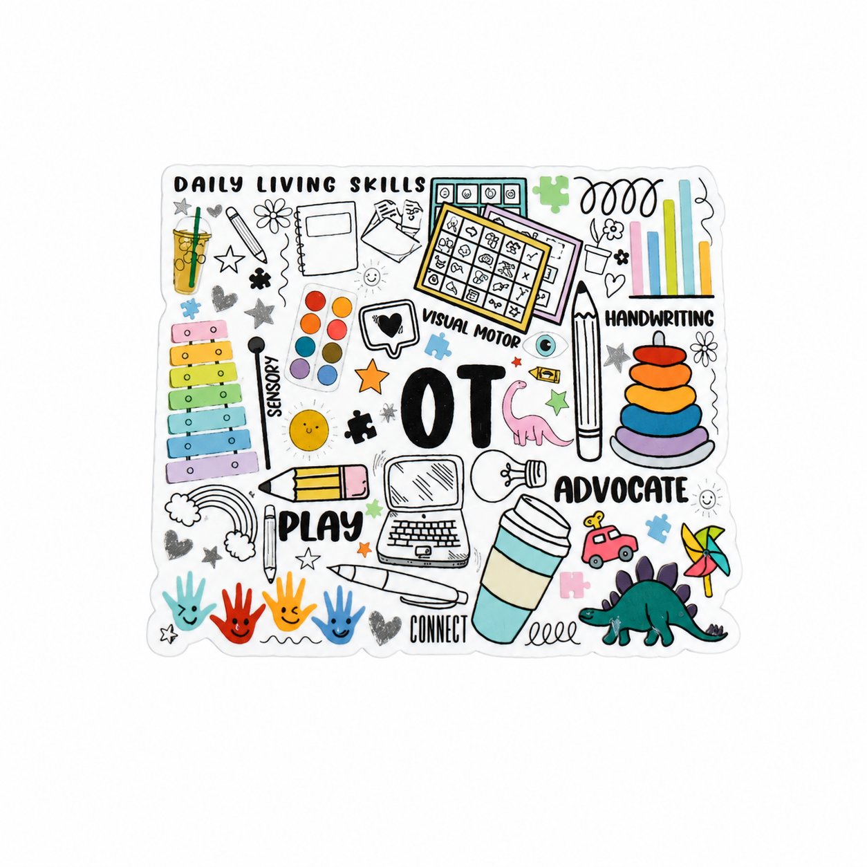 Occupational Therapy | Plastic Add-On - BadgeSmith
