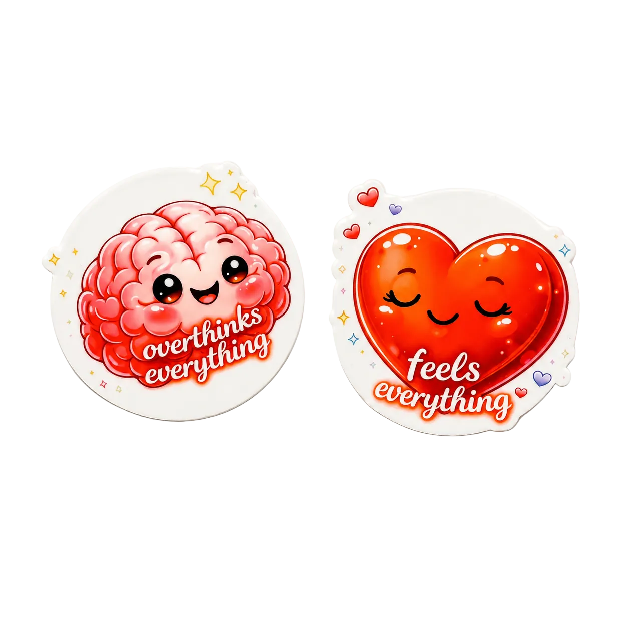 Emotions - Bestie Duos | Plastic Add-On - BadgeSmith