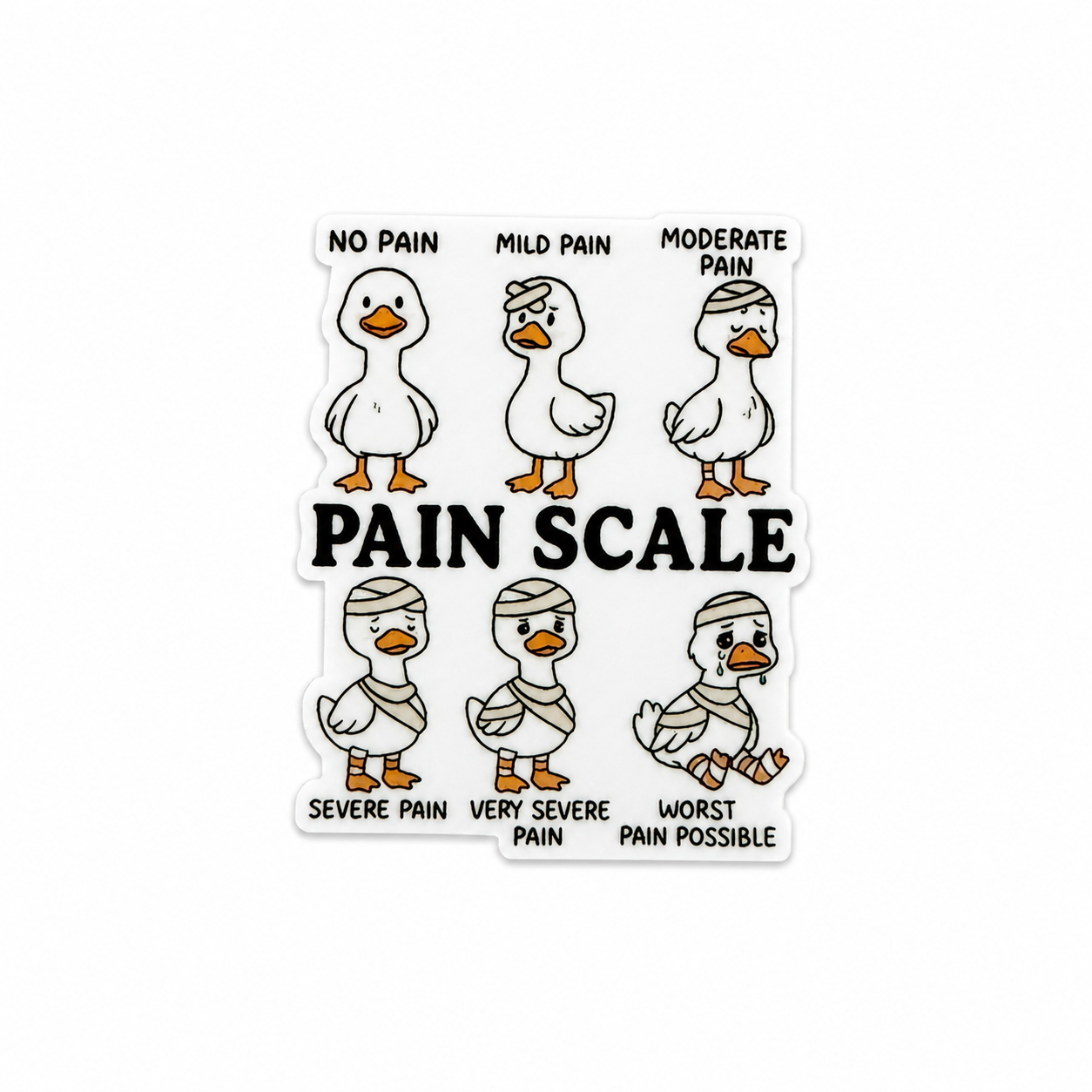 Pain Scale | Plastic Add-On - BadgeSmith