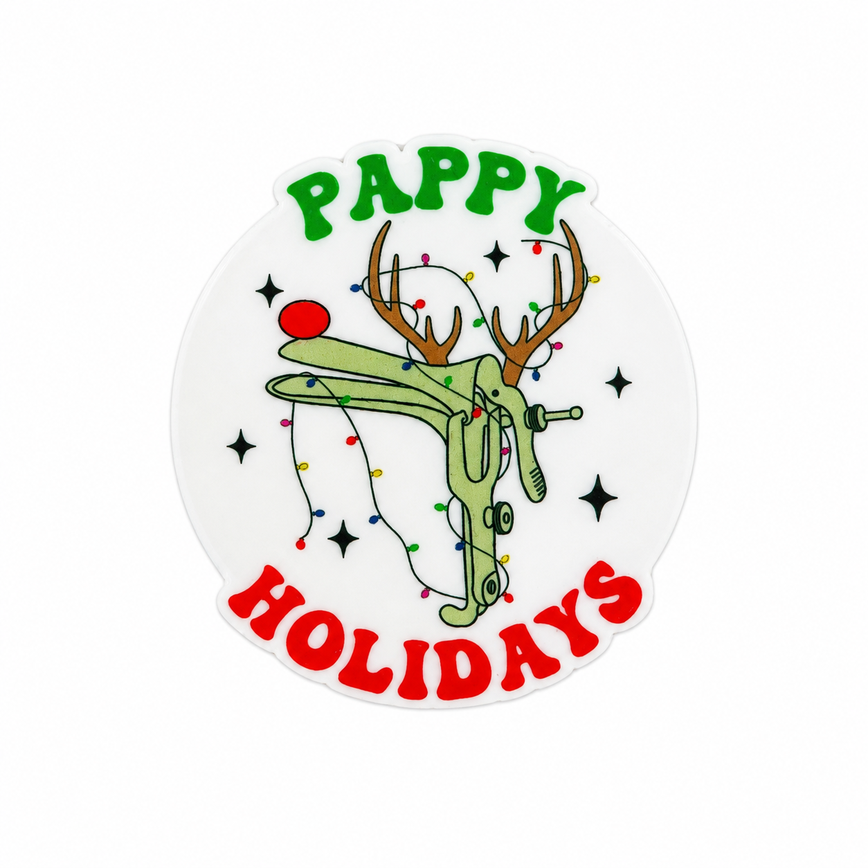 Pappy Holidays | Plastic Add-On - BadgeSmith