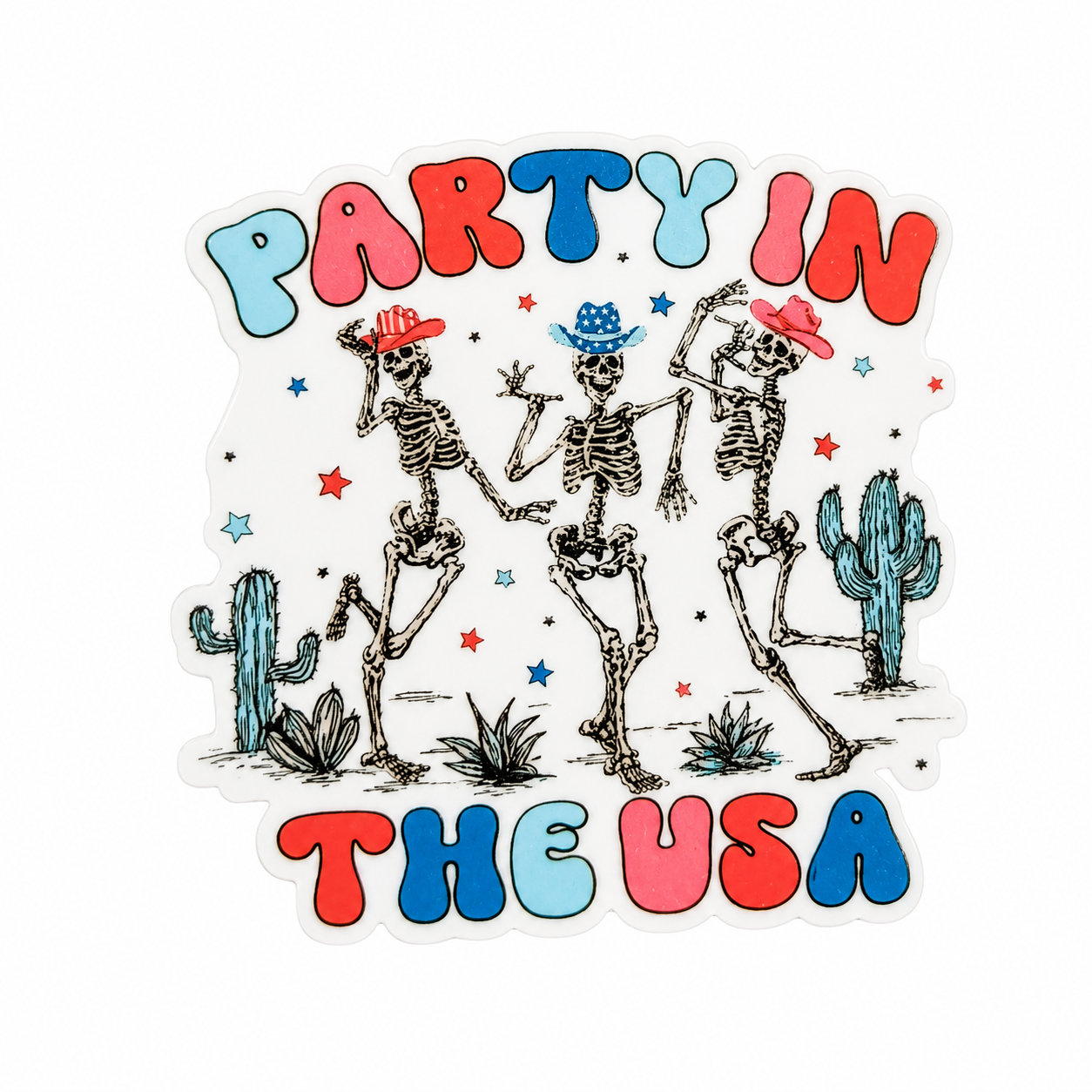 Party in the USA | Plastic Add-On - BadgeSmith