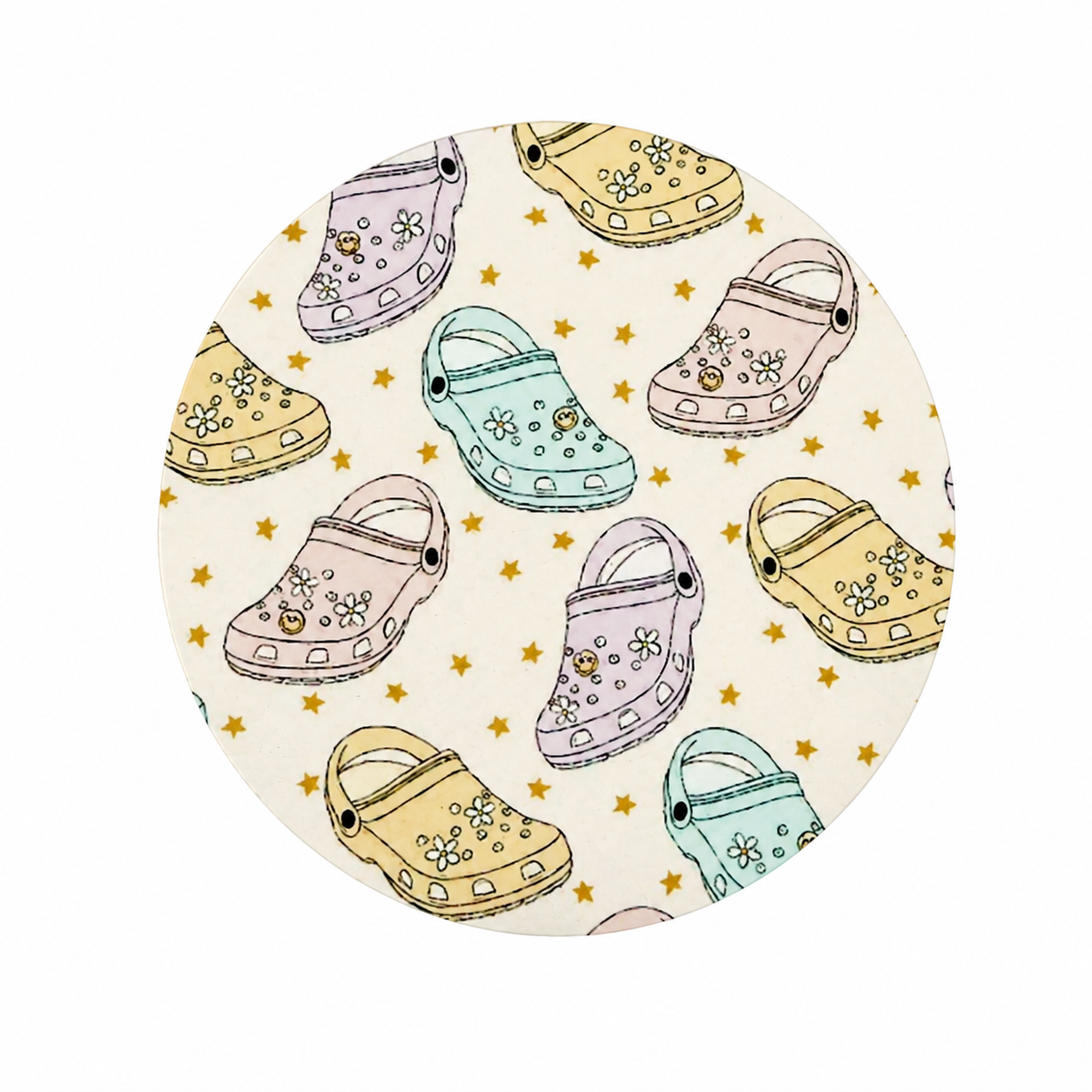 Pastel Clogs | Hard Board Add-On - BadgeSmith