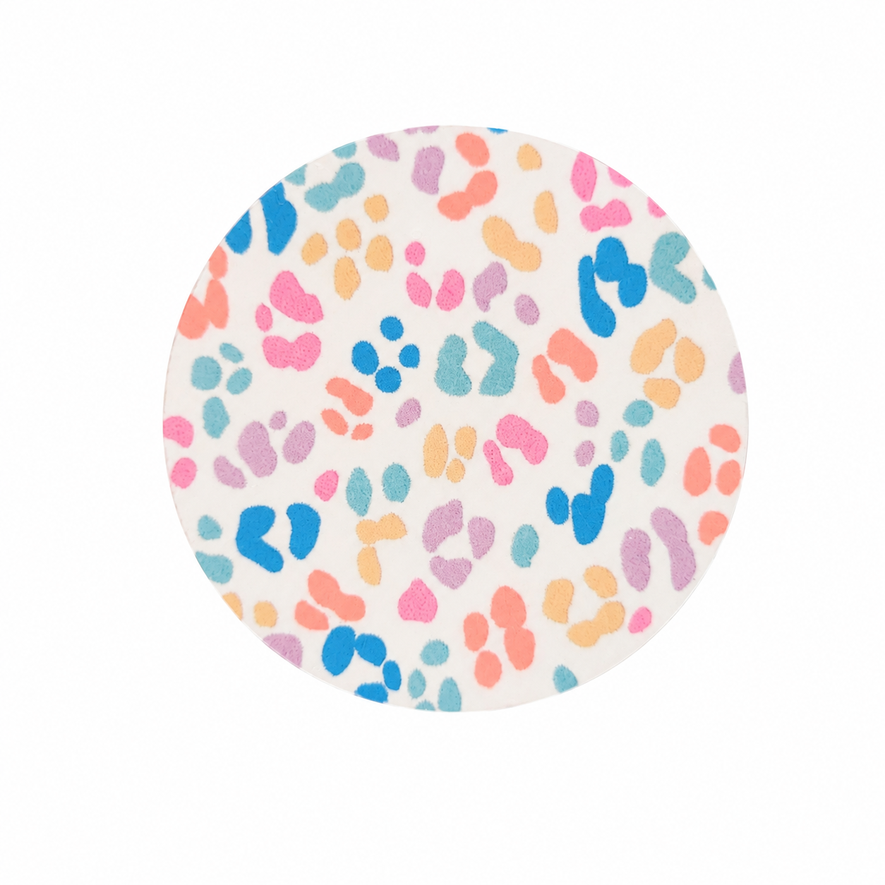 Pastel Leopard Print | Hard Board Add-On - BadgeSmith