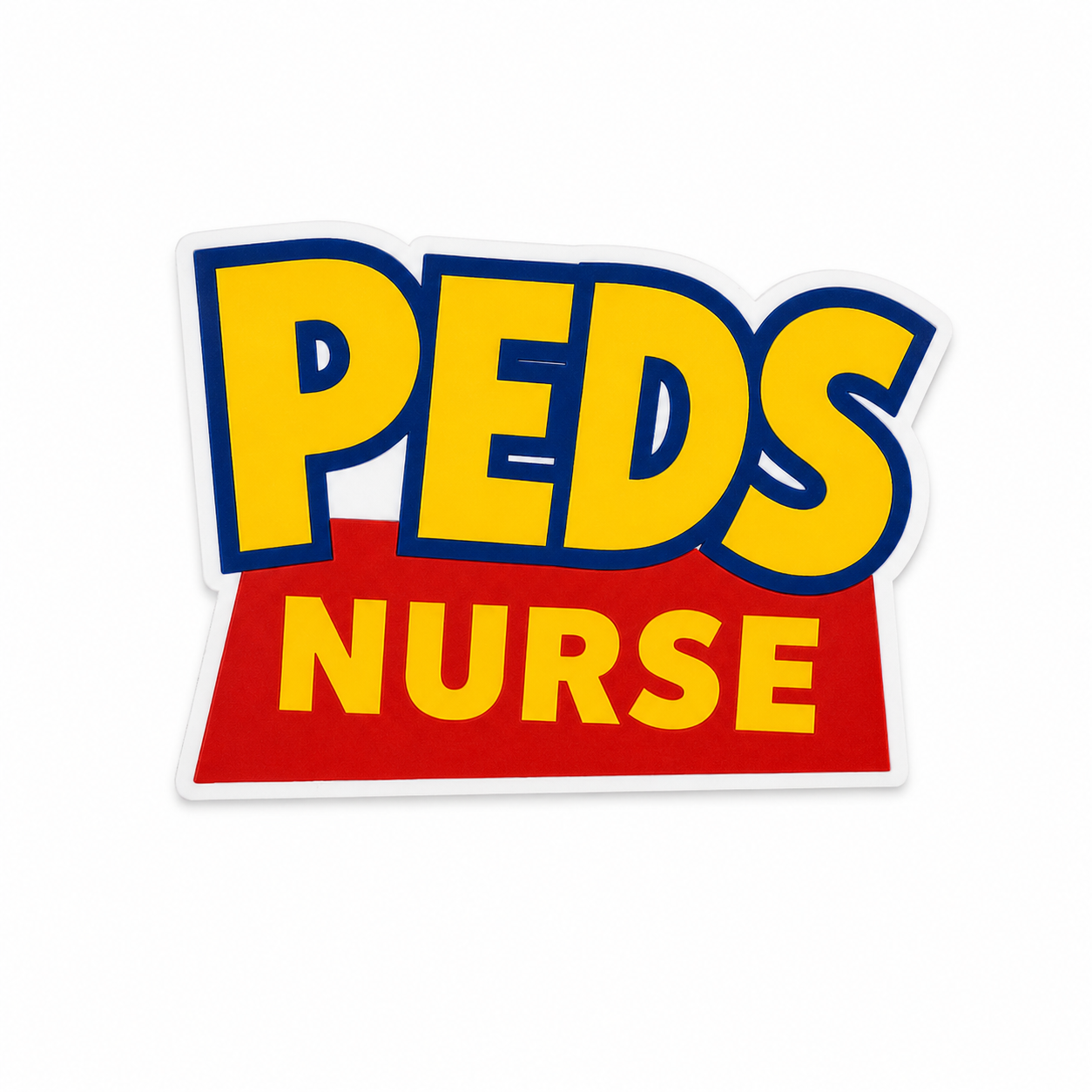 PEDs Nurse | Plastic Add-On - BadgeSmith