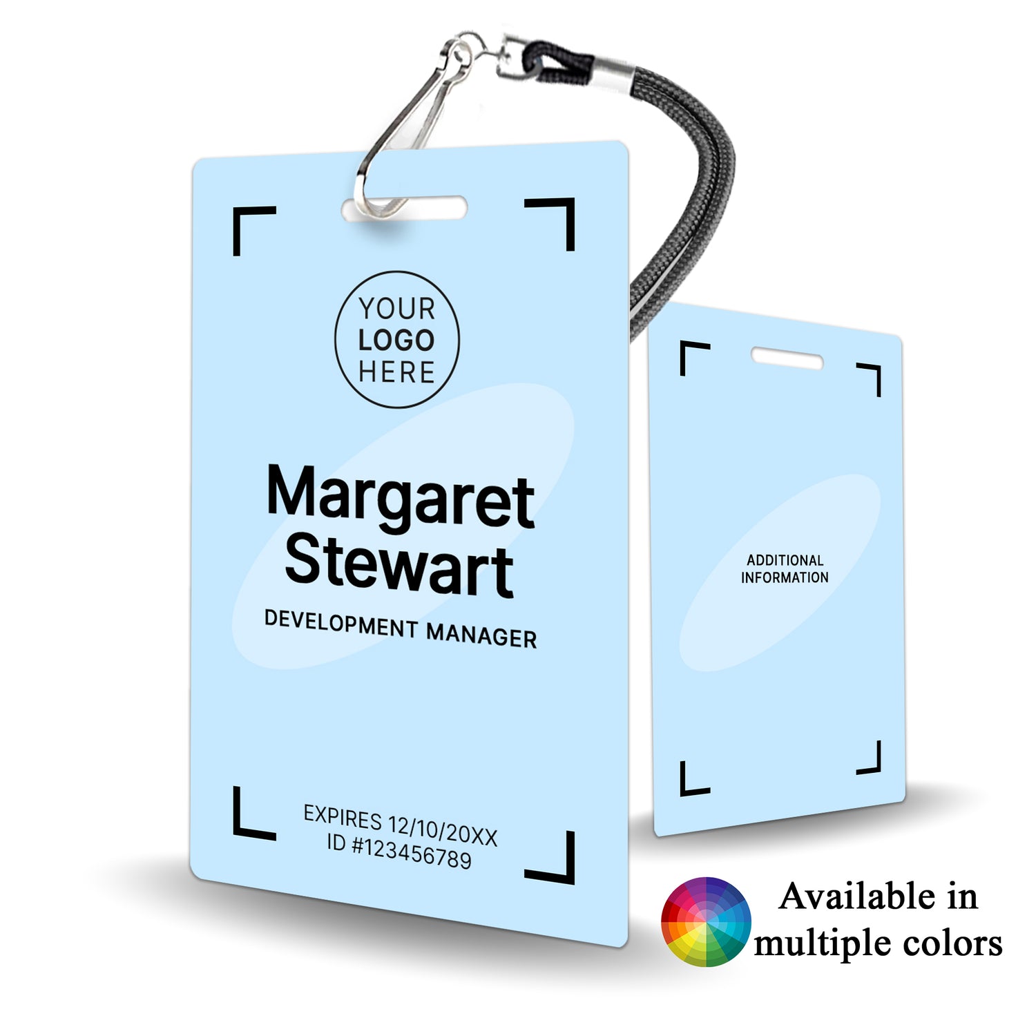 Personalized Staff ID Badge - Custom Employee Identification Card - BadgeSmith