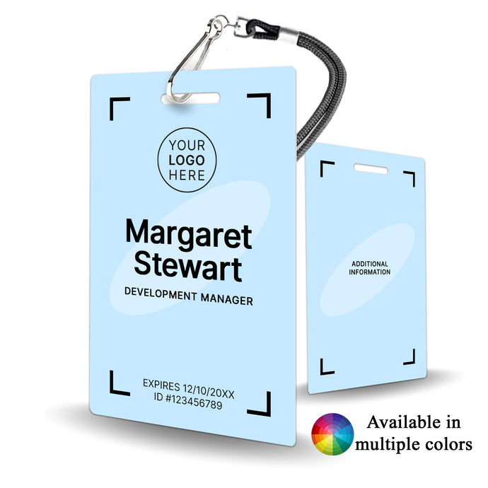 Personalized Staff ID Badge - Custom Employee Identification Card - BadgeSmith