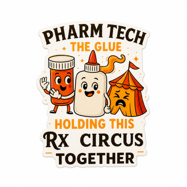 Pharm Tech The Glue | Plastic Add-On - BadgeSmith