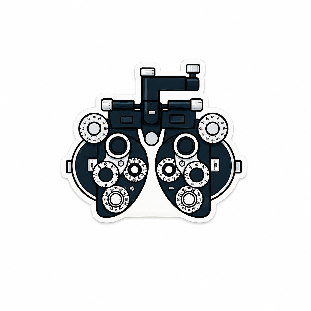 Phoropter Eye Exam | Plastic Add-On - BadgeSmith
