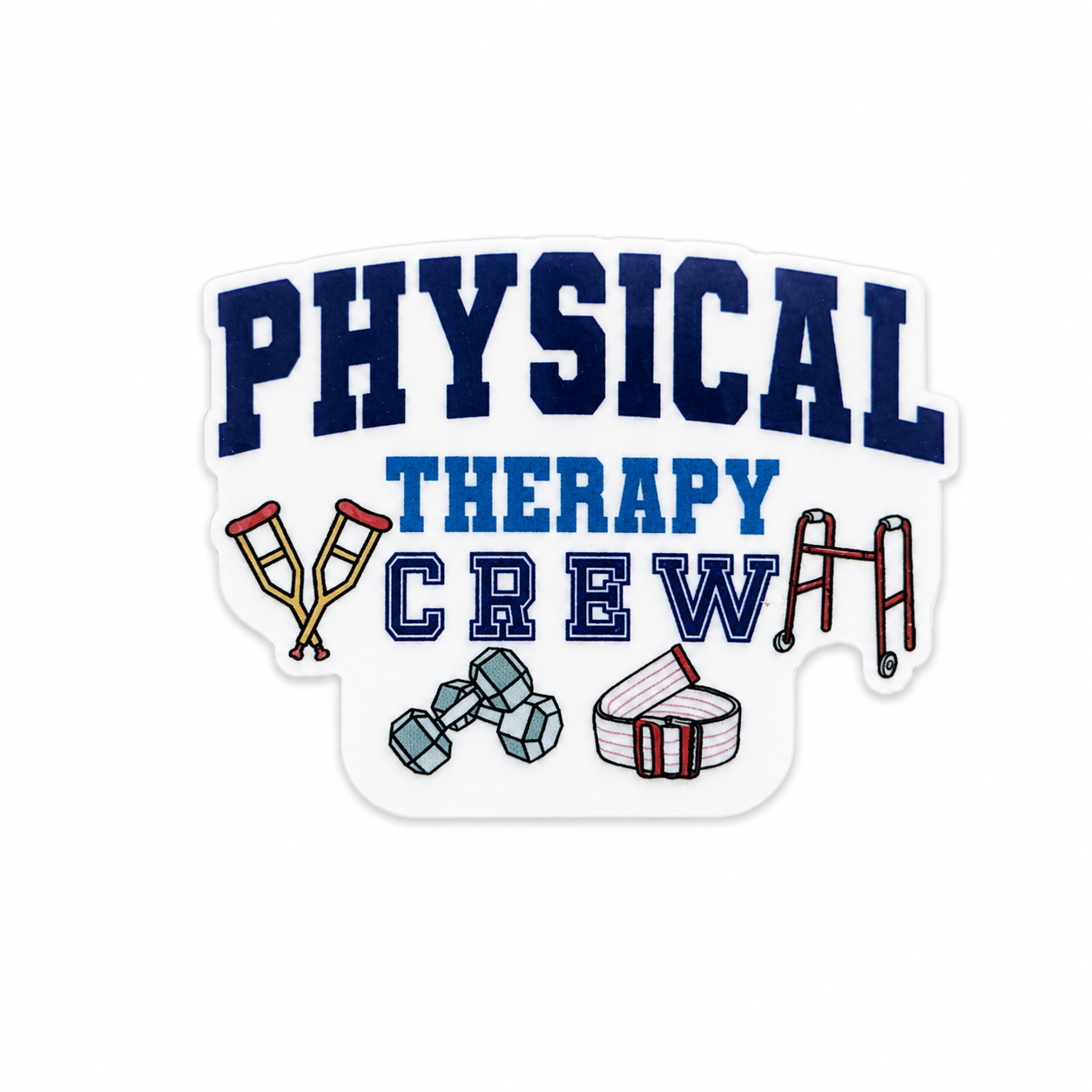 Physical Therapy Crew | Plastic Add-On - BadgeSmith