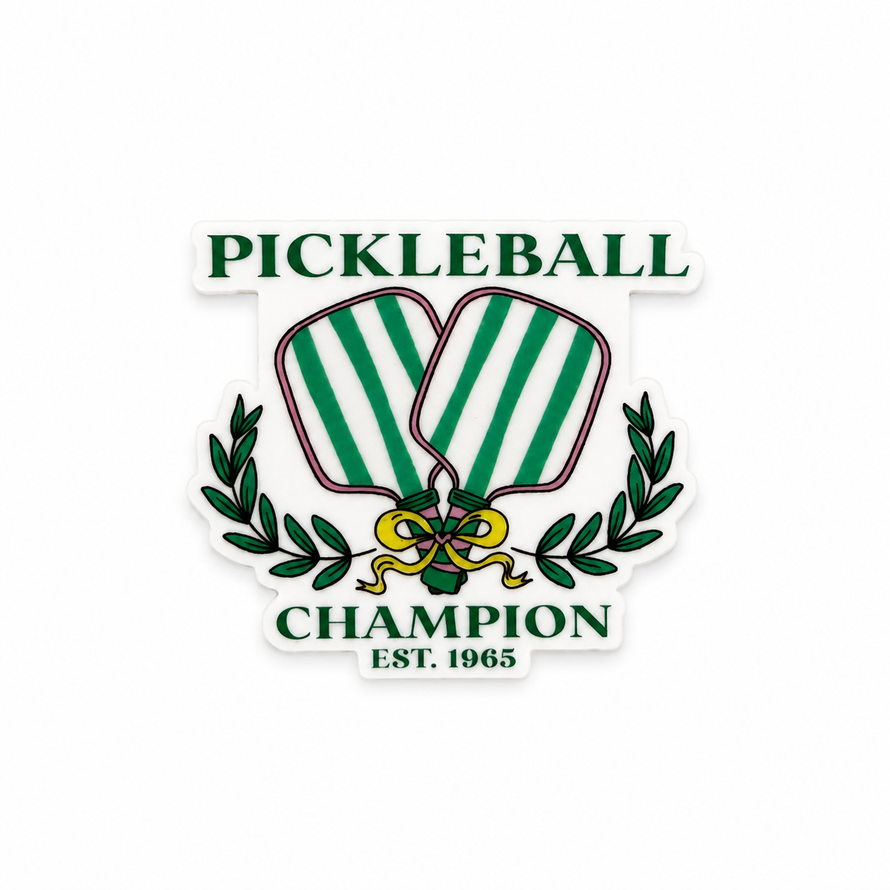 Pickleball Champion | Plastic Add-On - BadgeSmith