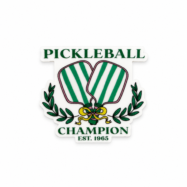 Pickleball Champion | Plastic Add-On - BadgeSmith