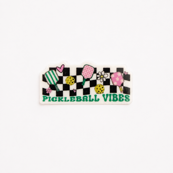 Pickleball Vibes | ID Badge Charm - BadgeSmith