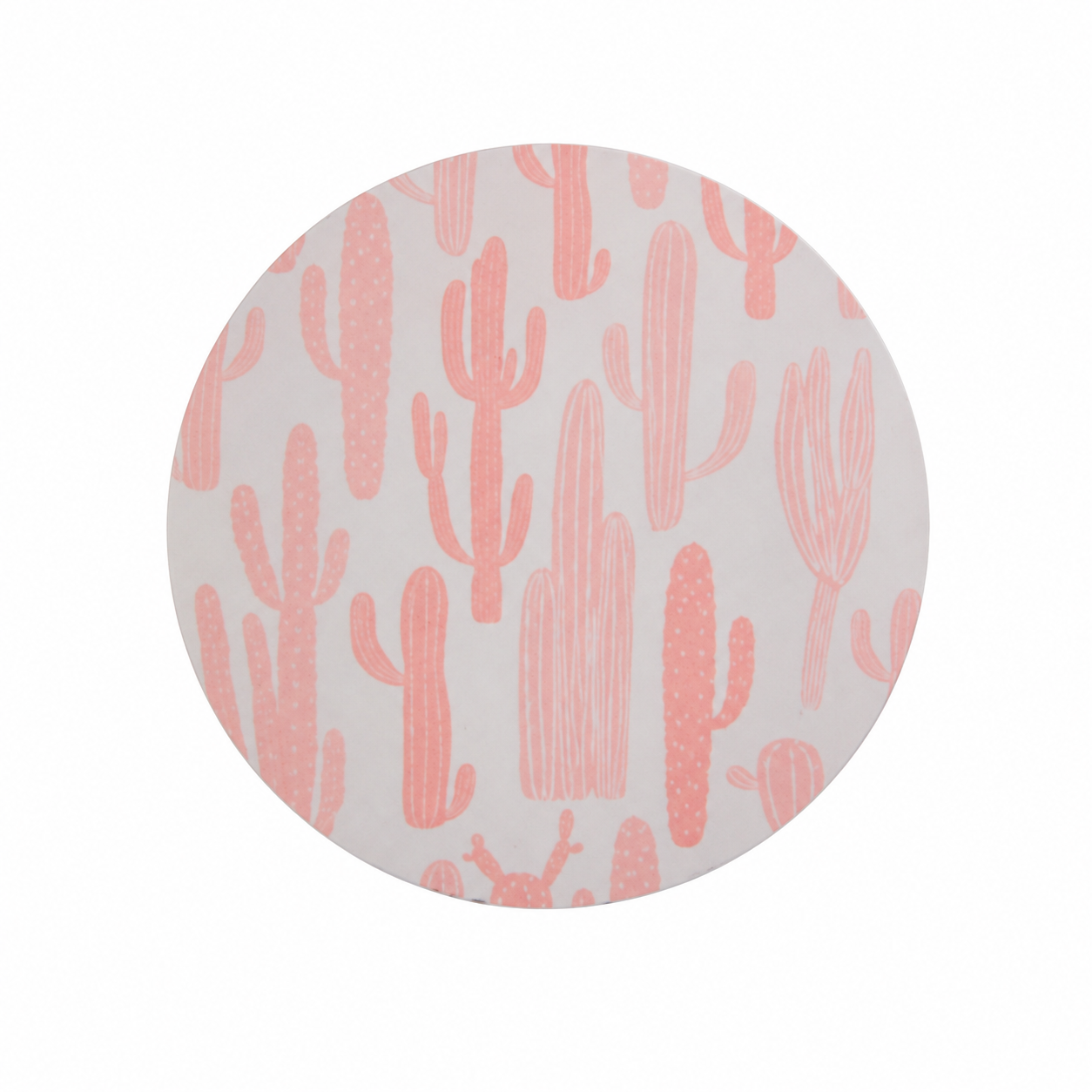 Pink Cactus | Hard Board Add-On - BadgeSmith