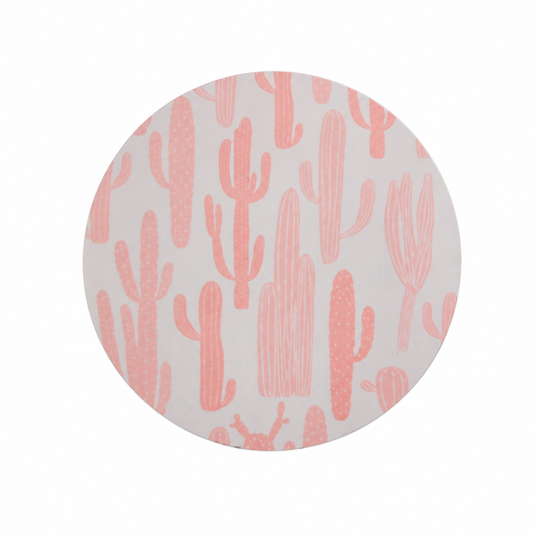 Pink Cactus | Hard Board Add-On - BadgeSmith