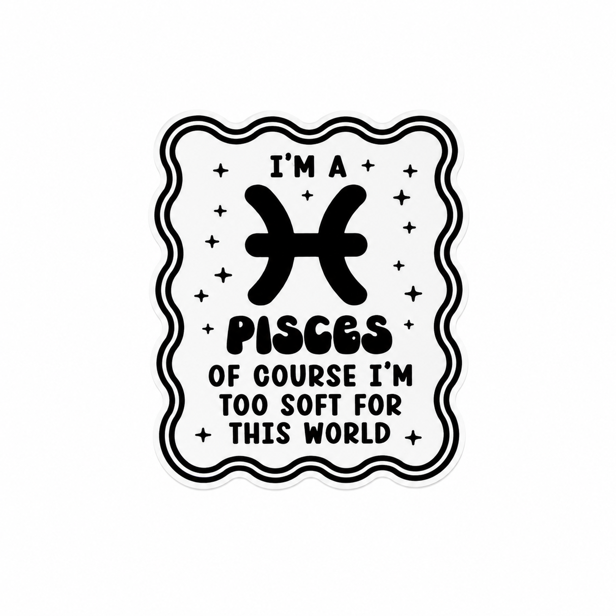Pisces Sign | Plastic Add-On - BadgeSmith