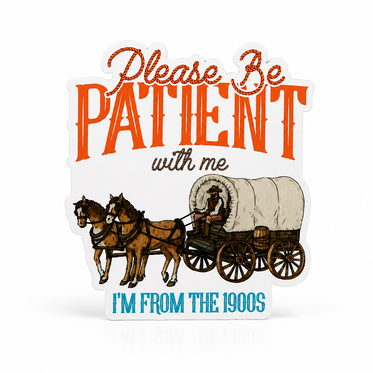 Please Be Patient With Me | Plastic Add-On - BadgeSmith