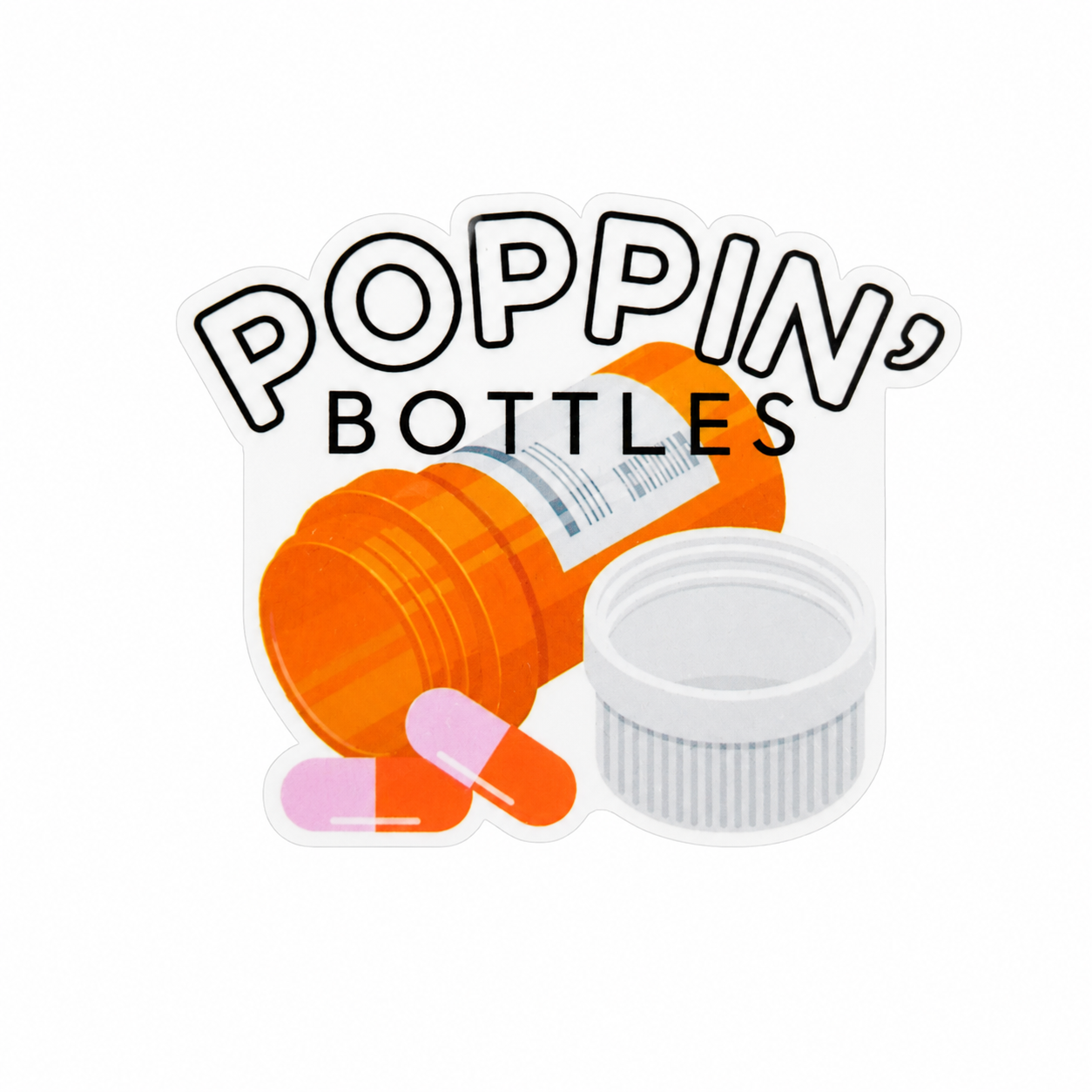 Poppin' Bottles | Plastic Add-On - BadgeSmith