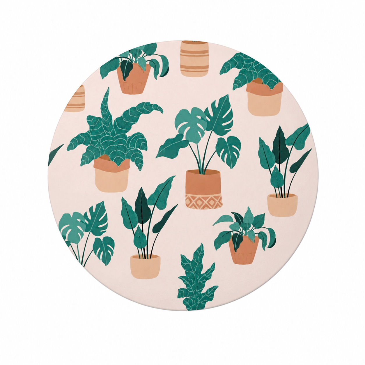 Potted Houseplants | Hard Board Add-On - BadgeSmith