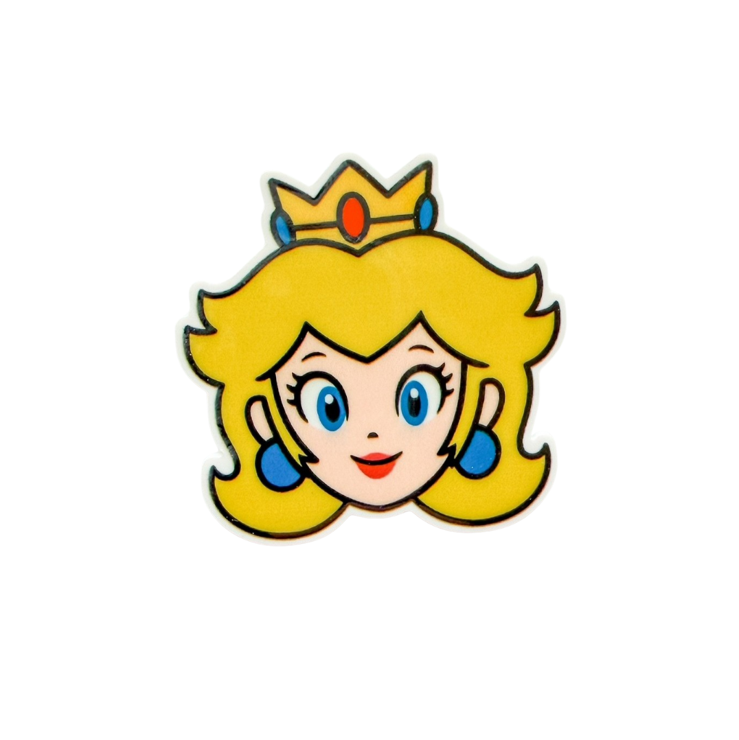 Princess Peach | Plastic Add-On - BadgeSmith