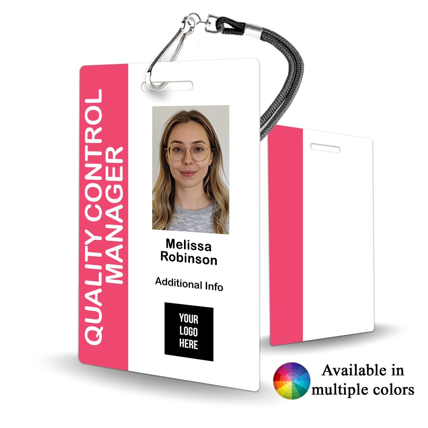 Production Staff Badge for Manufacturing and Industrial Custom - BadgeSmith