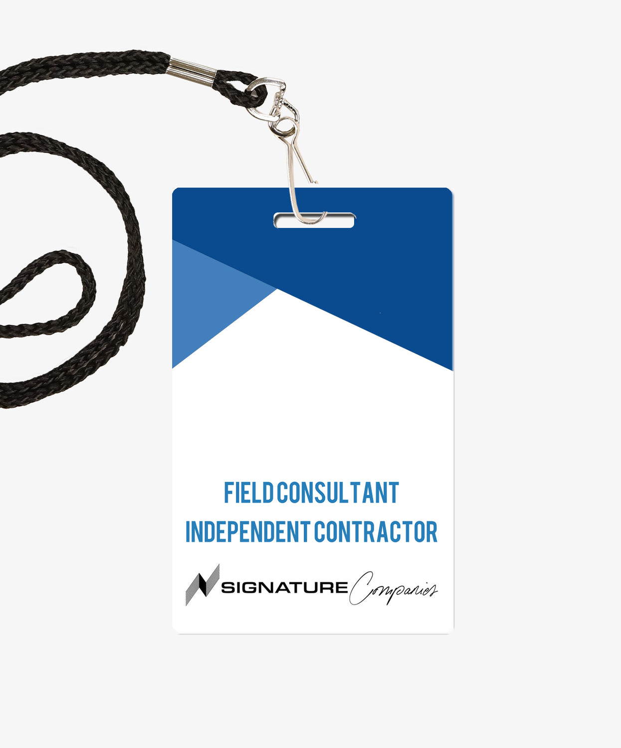 Signature Companies Badge + Lanyard - BadgeSmith