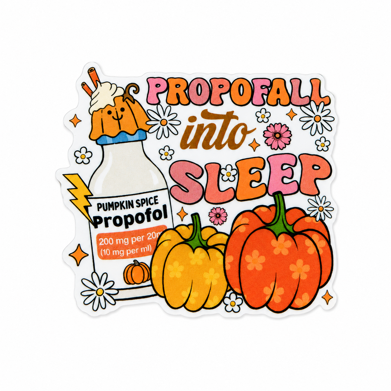 PropoFALL into Sleep | Plastic Add-On - BadgeSmith