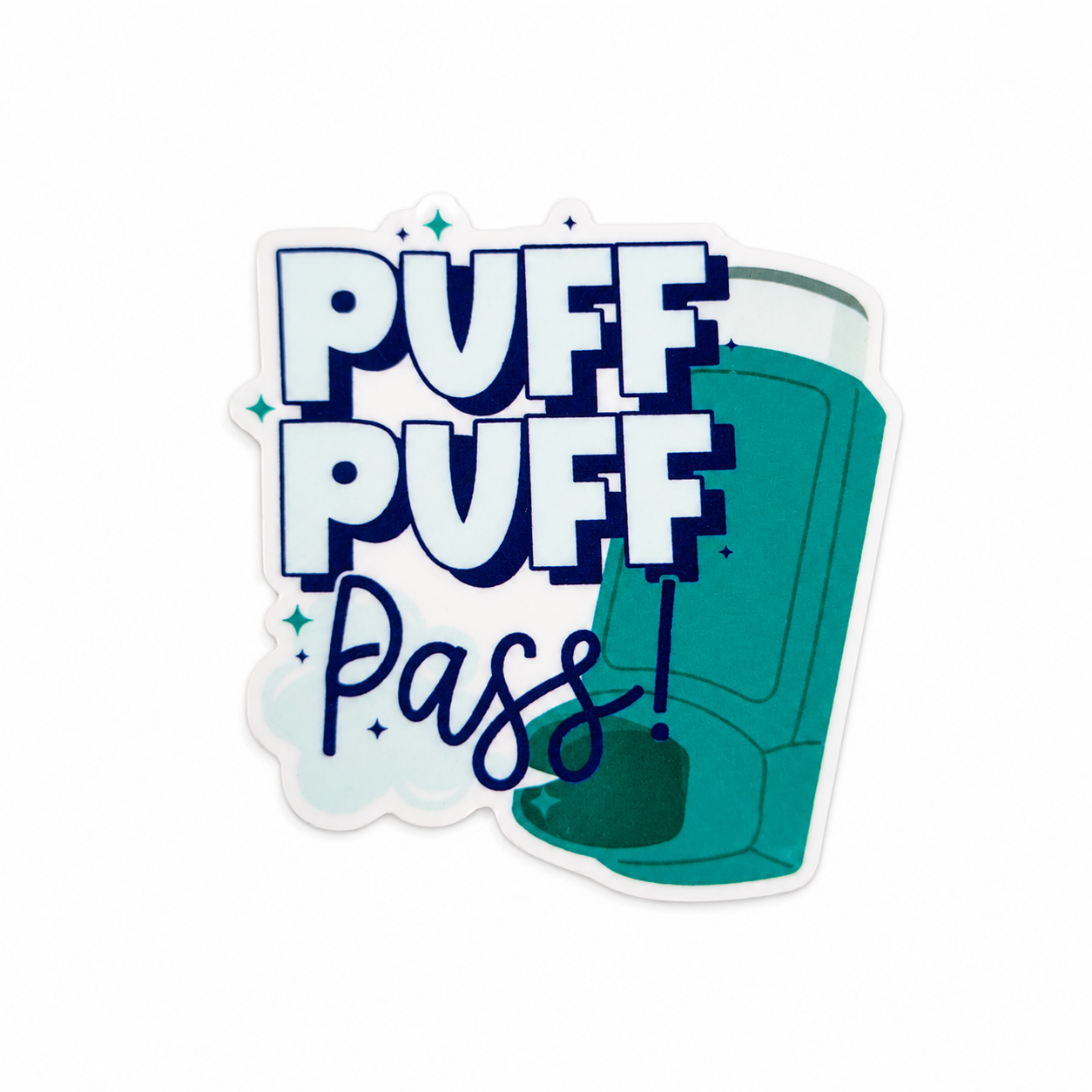 Puff Puff Pass! | Plastic Add-On - BadgeSmith