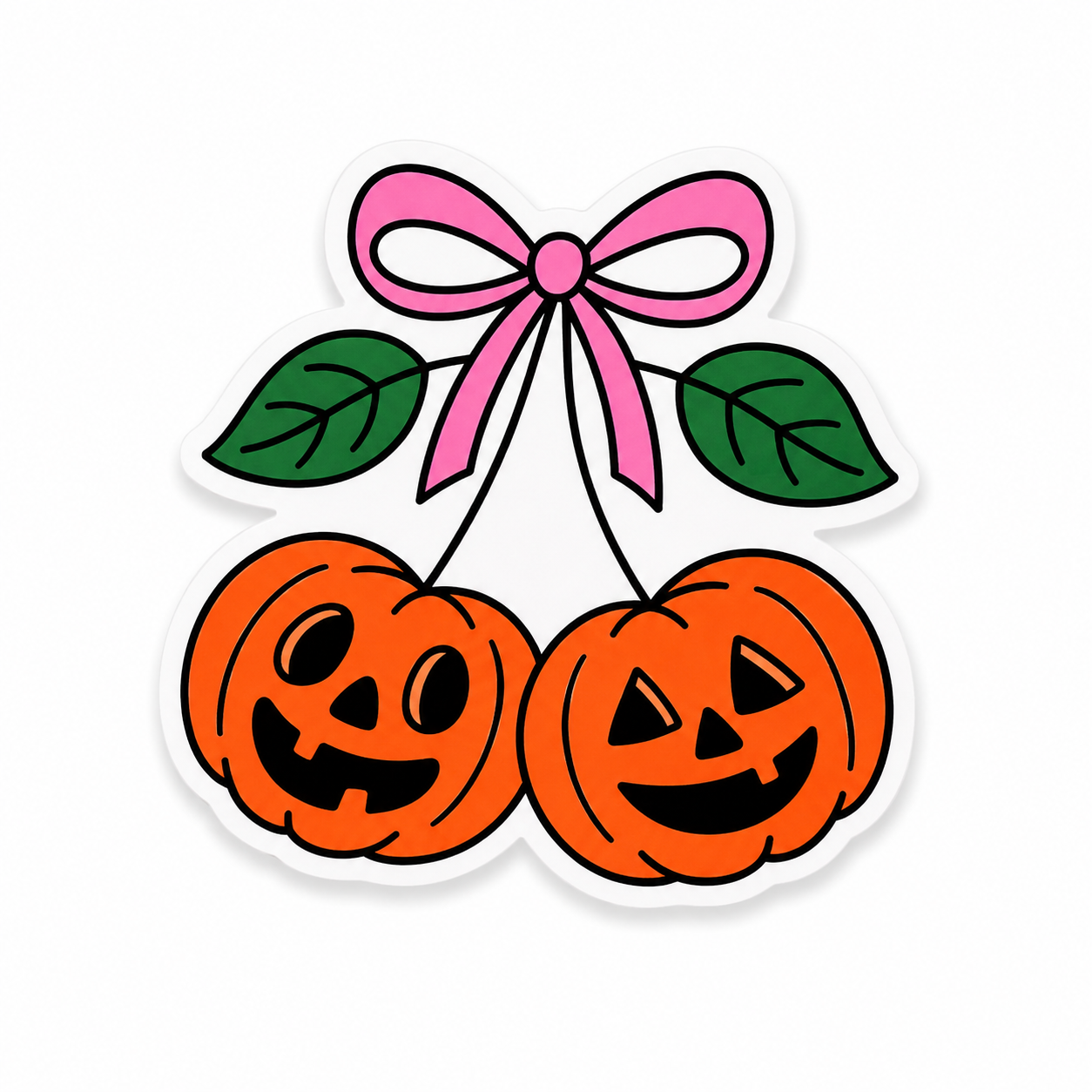 Pumpkin Cherries | Plastic Add-On - BadgeSmith