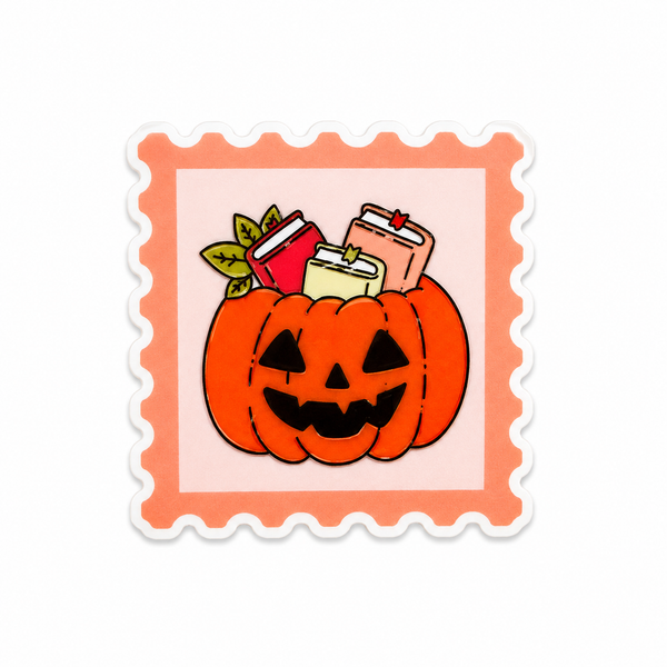 Pumpkin Stamp | Plastic Add-On - BadgeSmith