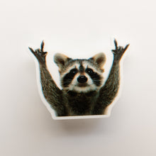 Load image into Gallery viewer, Rock On Raccoon Badge Charm - BadgeSmith
