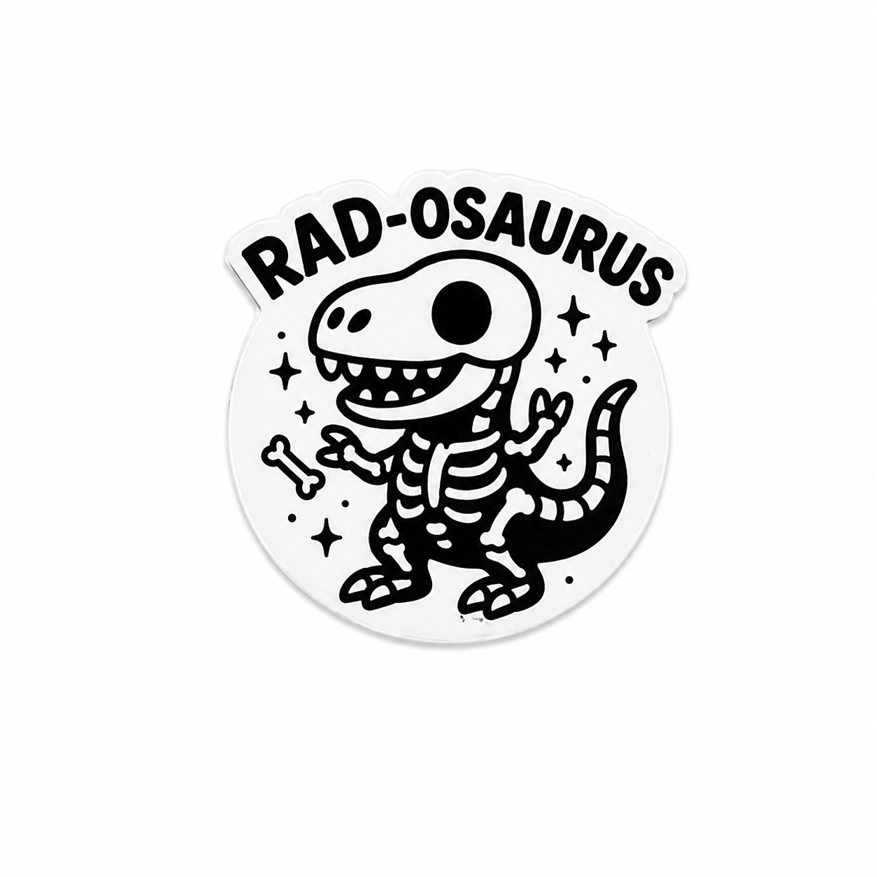 Rad-Osaurus | Plastic Add-On - BadgeSmith