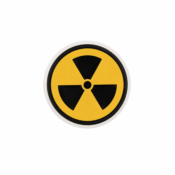 Radiation Symbol | Plastic Add-On - BadgeSmith