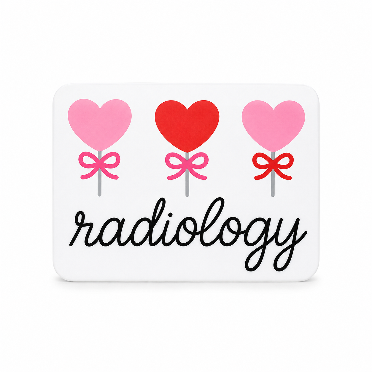 Radiology Hearts | Plastic Add-On - BadgeSmith