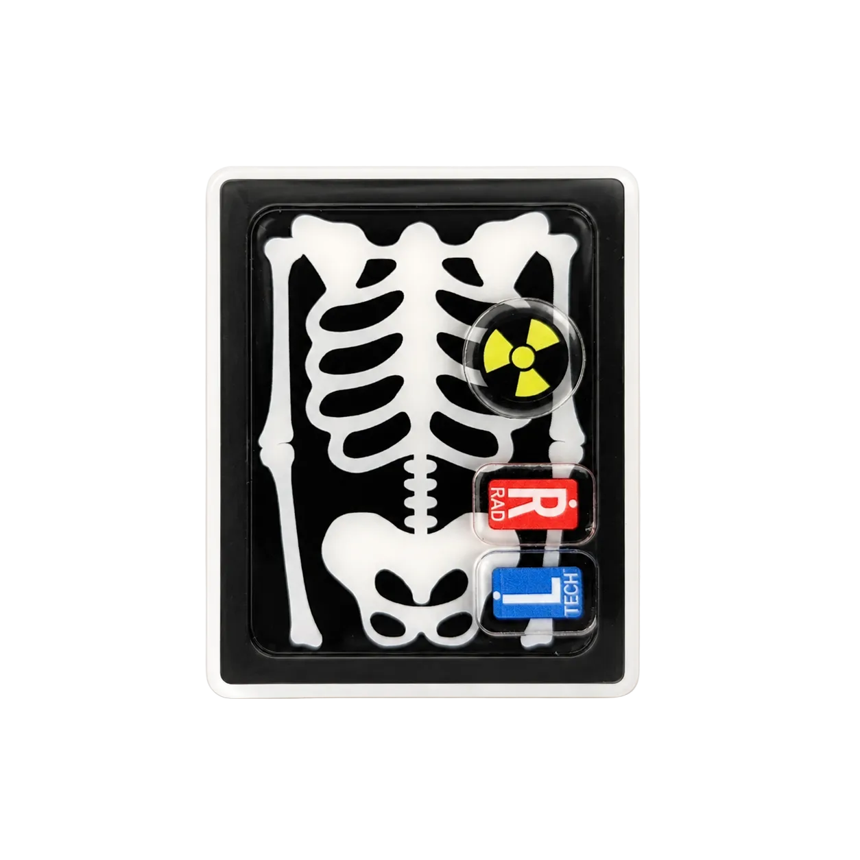 XRAY Chest L R | Plastic Shaker Add-On - BadgeSmith