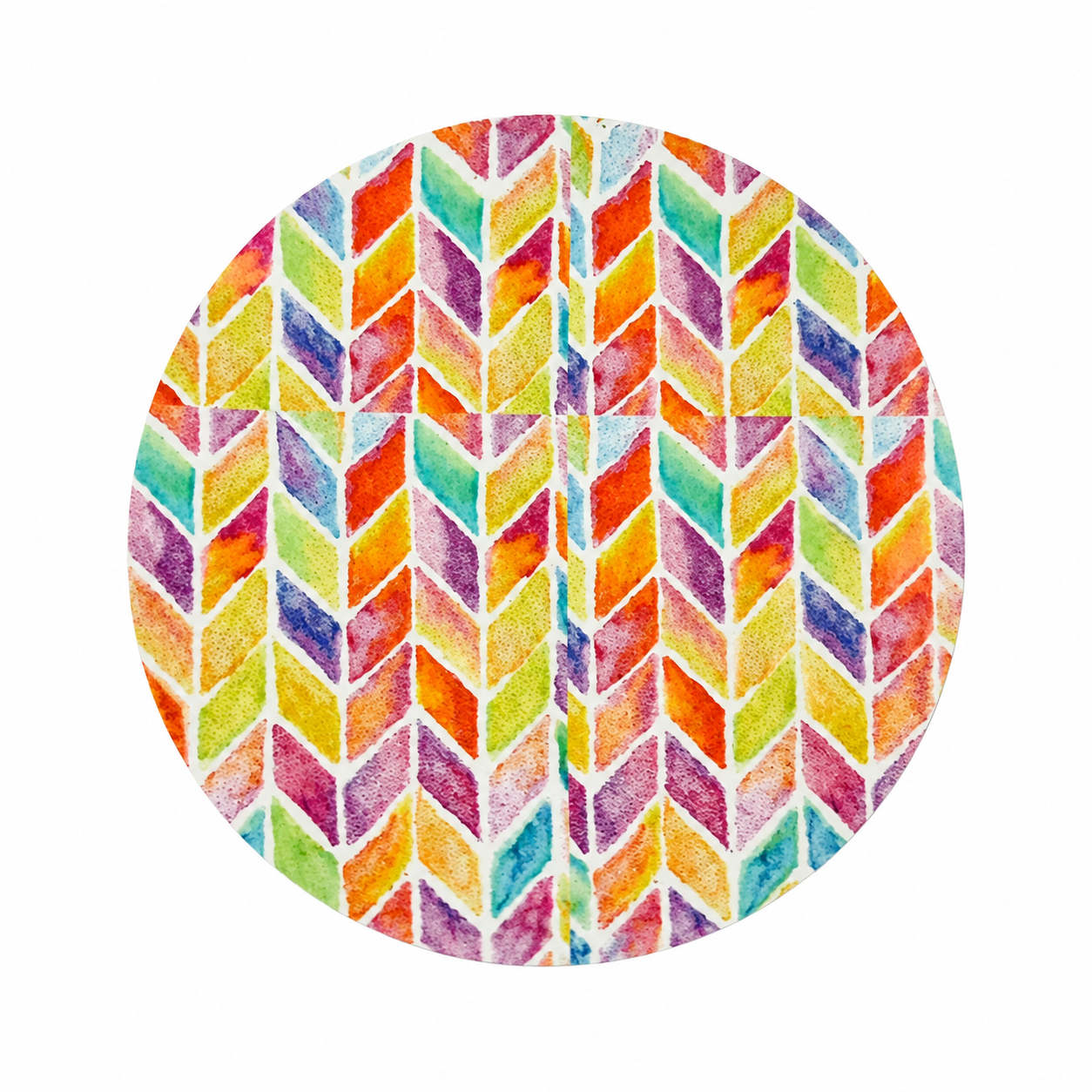 Rainbow Chevron | Hard Board Add-On - BadgeSmith