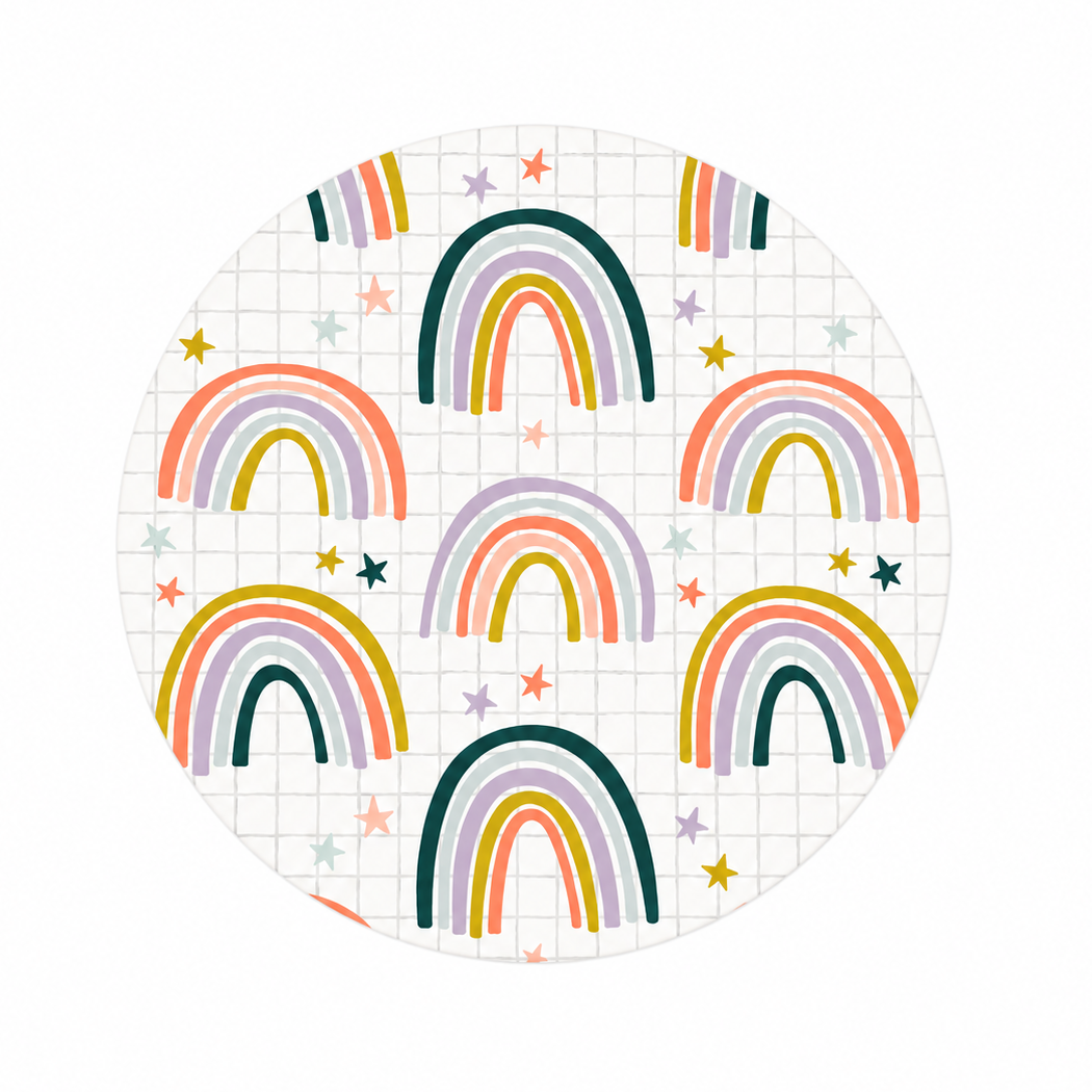 Rainbow Pattern | Hard Board Add-On - BadgeSmith