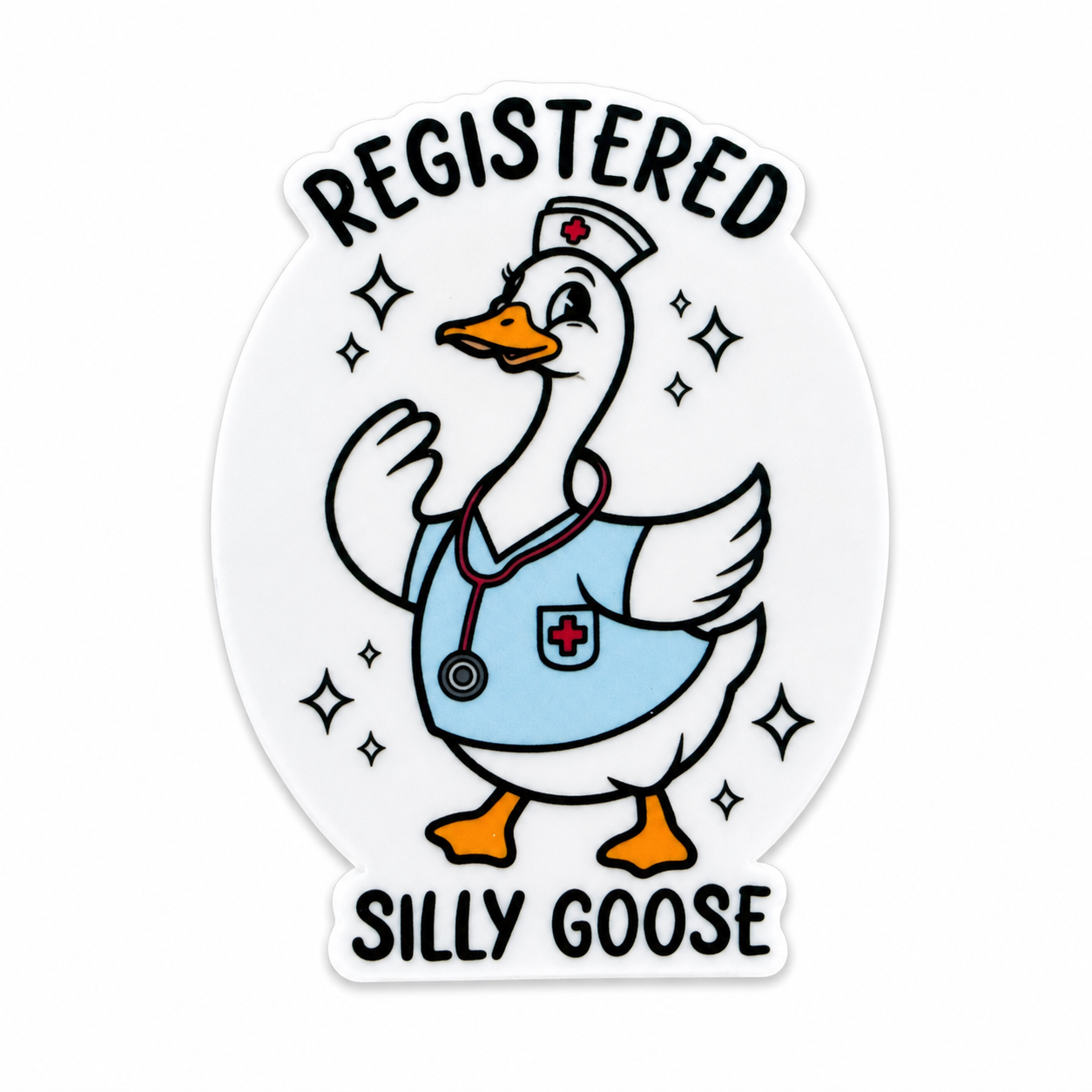 Registered Silly Goose | Plastic Add-On - BadgeSmith