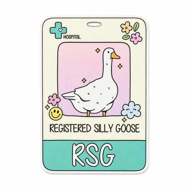 Registered Silly Goose | Plastic Add-On - BadgeSmith