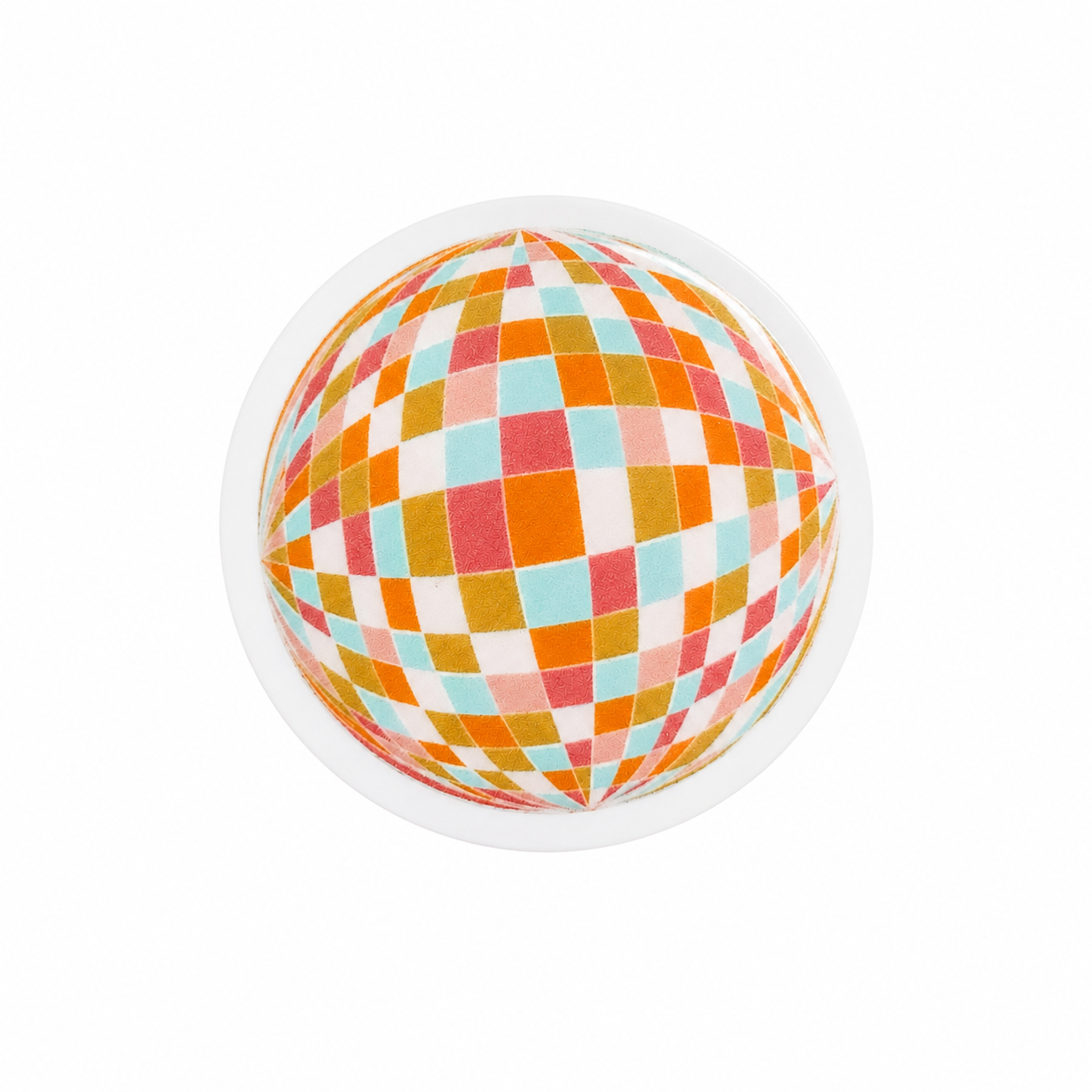 Retro Disco Ball | Plastic Add-On - BadgeSmith