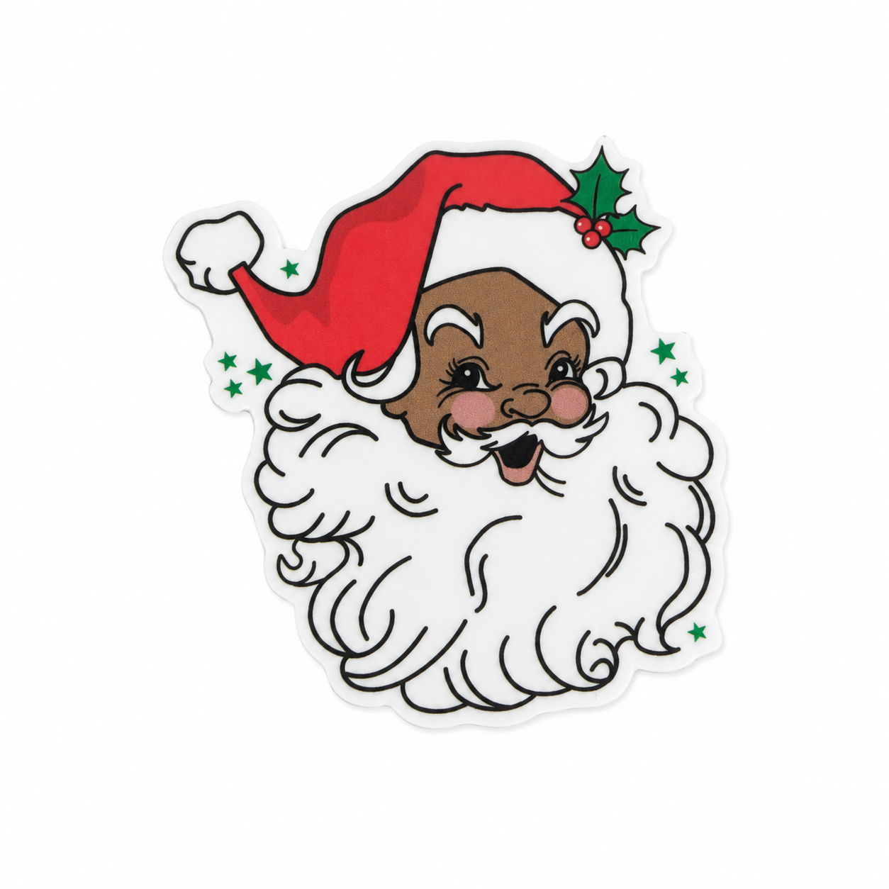 Santa Christmas | Plastic Add-On - BadgeSmith