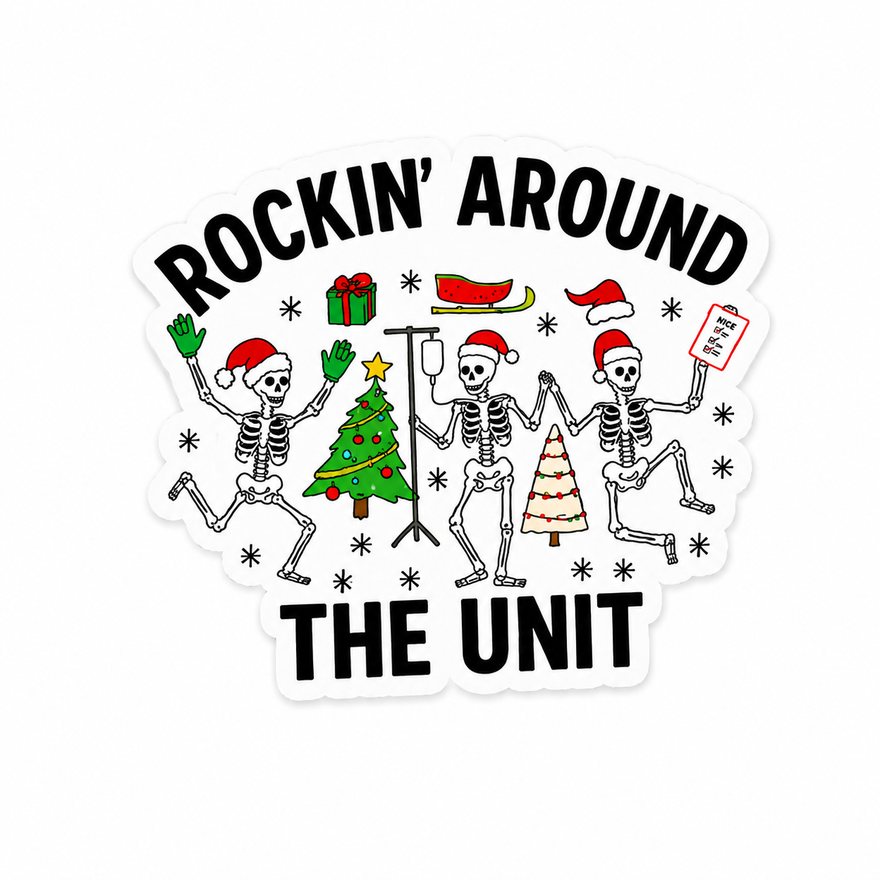 Rockin’ Around The Unit | Plastic Add-On - BadgeSmith