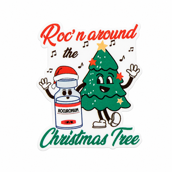 Roc'n Around Christmas Tree | Plastic Add-On - BadgeSmith